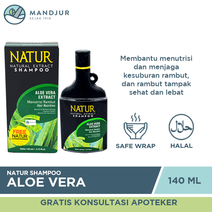 Natur Shampoo Aloe Vera Extract 140 ML