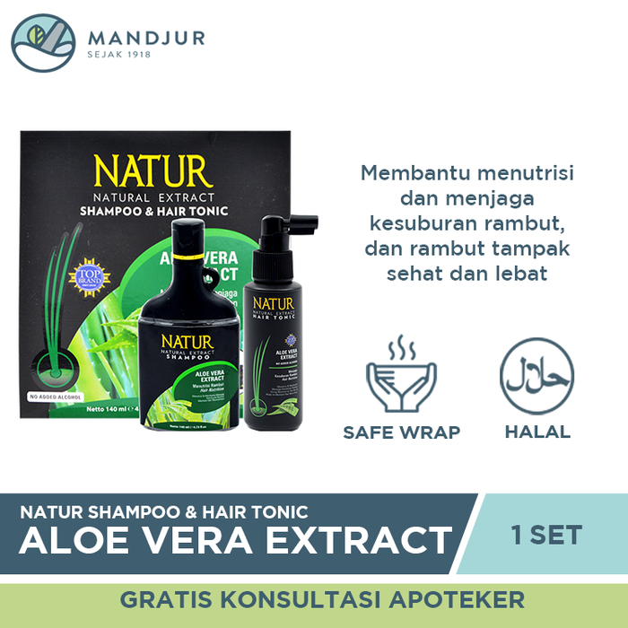 Natur Shampoo & Hair Tonic 2 In 1 Aloe Vera Extract