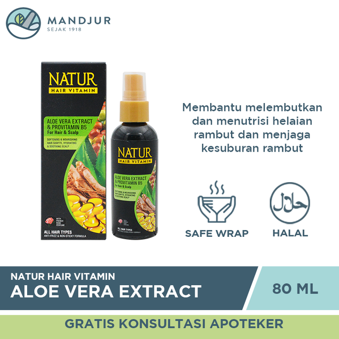 Natur Hair Vitamin Aloe Vera & Provitamin B5 80 ML