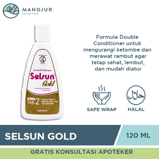 Selsun Gold Shampoo 120 ML - Apotek Mandjur
