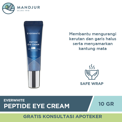 Everwhite Peptide Eye Cream Gel With Ceramic Applicator 10 Gr - Apotek Mandjur