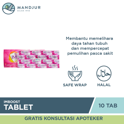 Imboost Tablet Strip Isi 10 - Apotek Mandjur