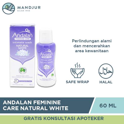 Andalan Feminine Care Natural White Intimate Wash - Apotek Mandjur