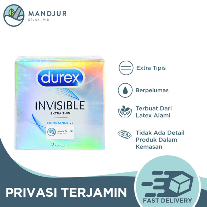 Kondom Durex Invisible - Isi 2