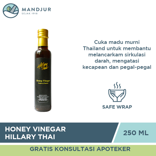 Honey Vinegar Hillary Thai 250 ML - Apotek Mandjur