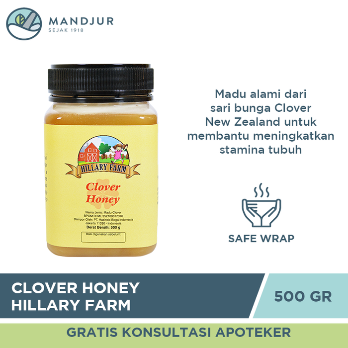 Clover Honey Hillary Farm 500 Gram