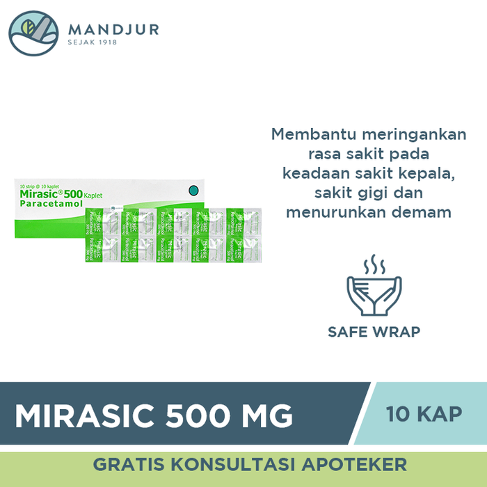 Mirasic 500 mg 10 Kaplet