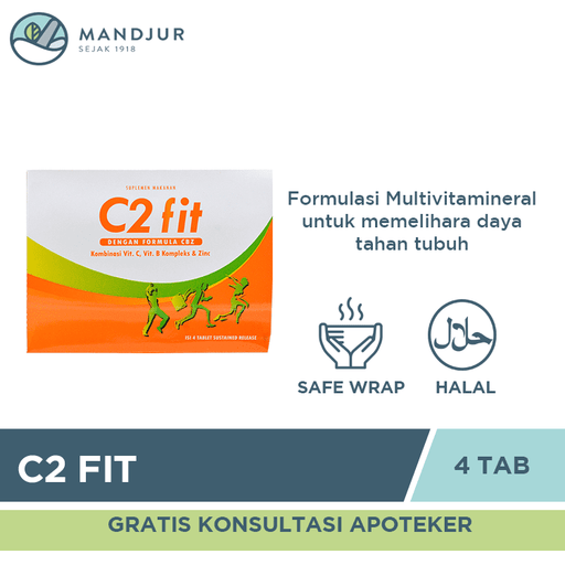 C2FIT 4 Tablet - Apotek Mandjur