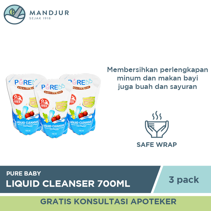 Pure Baby Combo Liquid Cleanser 700 ML