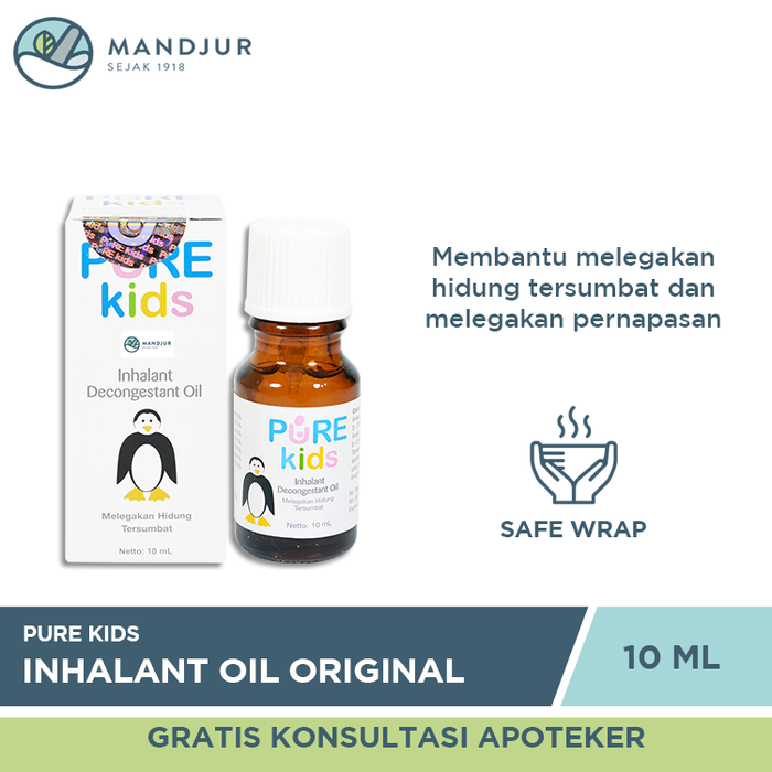 Pure Kids Inhalant Decongestant Oil 10 ML