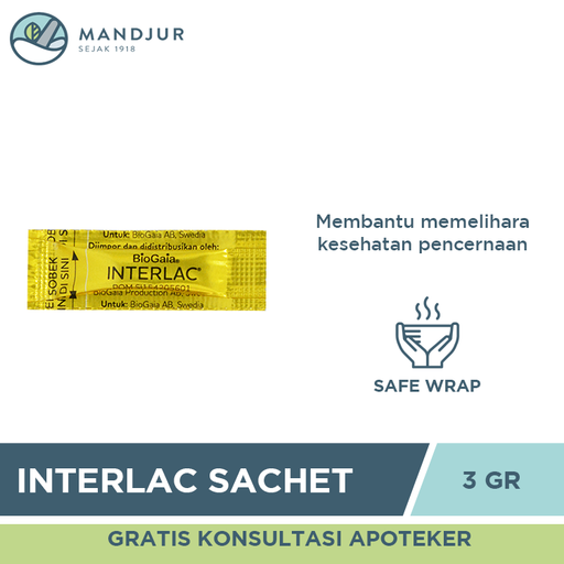 Interlac Sachet 0.3 Gram - Apotek Mandjur
