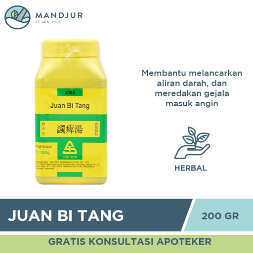 Juan Bi Tang - Apotek Mandjur