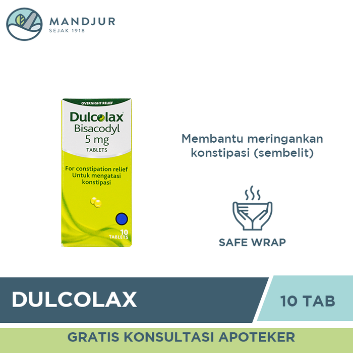 Dulcolax 5 Mg 10 Tablet
