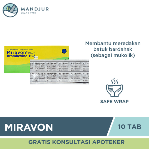 Miravon 10 Tablet - Apotek Mandjur
