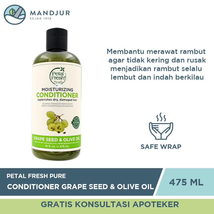 Petal Fresh Pure Conditioner Grape Seed & Olive Oil 475 ML