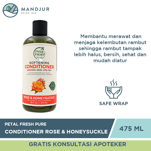 Petal Fresh Pure Conditioner Rose & Honeysuckle 475 ML - Apotek Mandjur