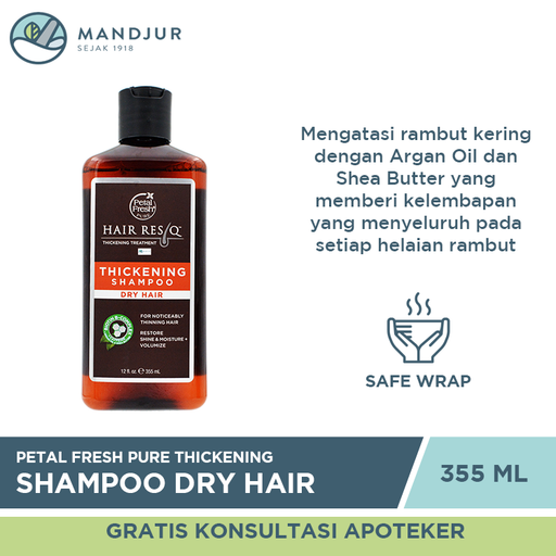 Petal Fresh Pure Thickening Shampoo Dry Hair 355 ML - Apotek Mandjur