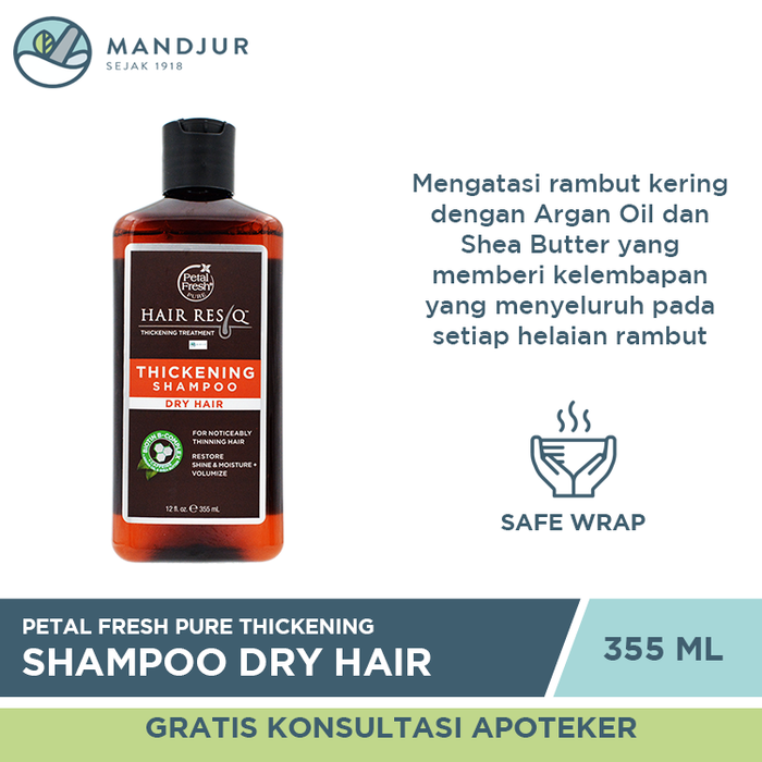Petal Fresh Pure Thickening Shampoo Dry Hair 355 ML