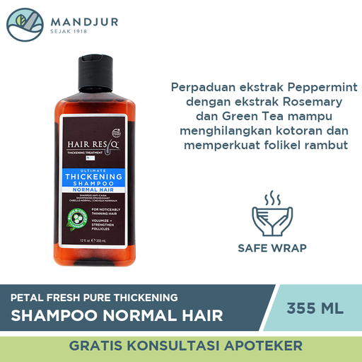 Petal Fresh Pure Thickening Shampoo Normal Hair 355 ML - Apotek Mandjur