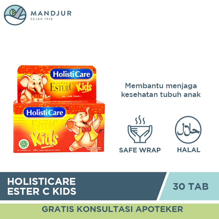 Holisticare Ester C Kids 30 Tablet