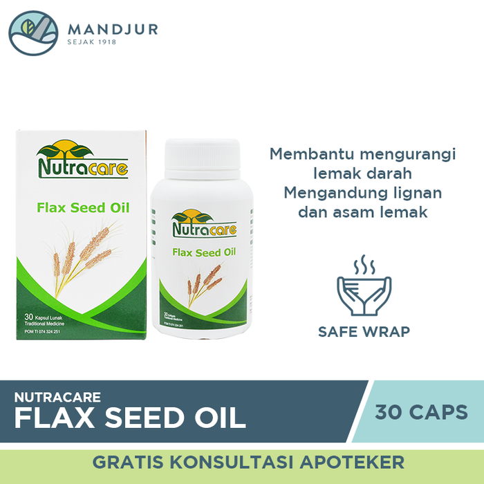 Nutracare Flax Seed Oil - Apotek Mandjur
