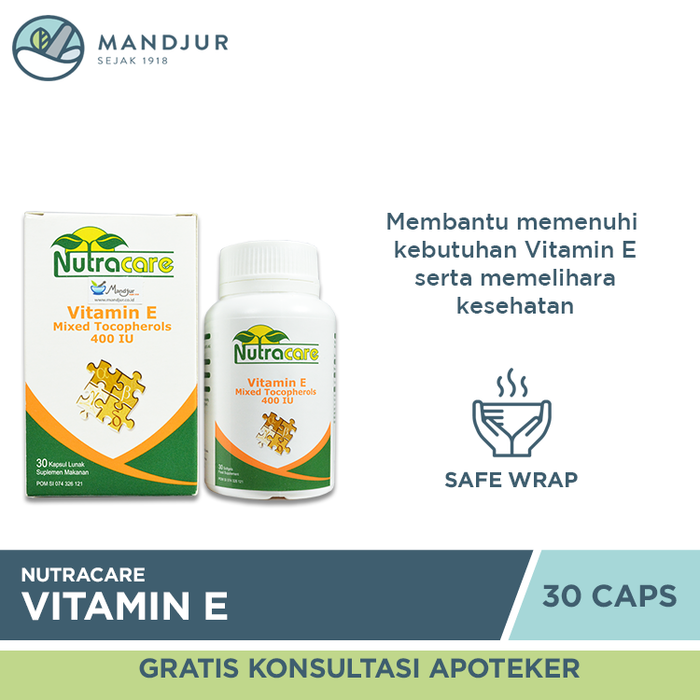 Nutracare Vitamin E Mixed Tocopherols