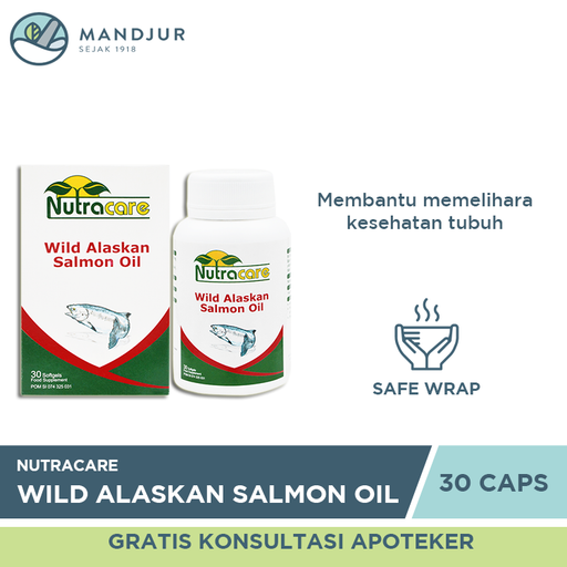 Nutracare Wild Alaskan Salmon Oil - Apotek Mandjur