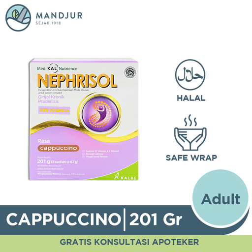 Nephrisol Cappucino 201 Gram - Apotek Mandjur