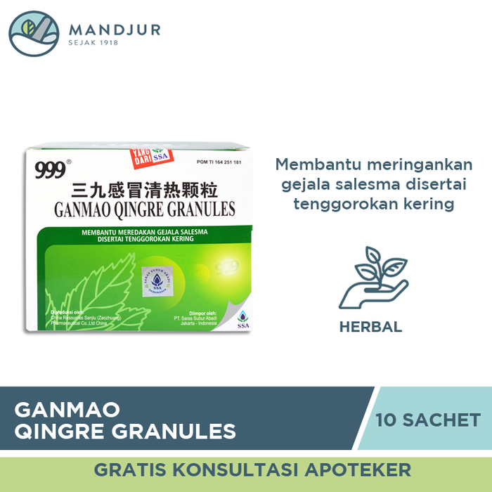 999 Ganmao Qingre Granules