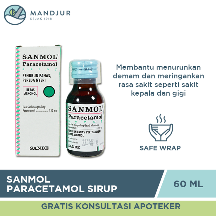 Sanmol Paracetamol Sirop