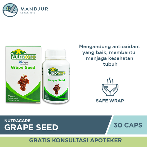 Nutracare Grape Seed - Apotek Mandjur