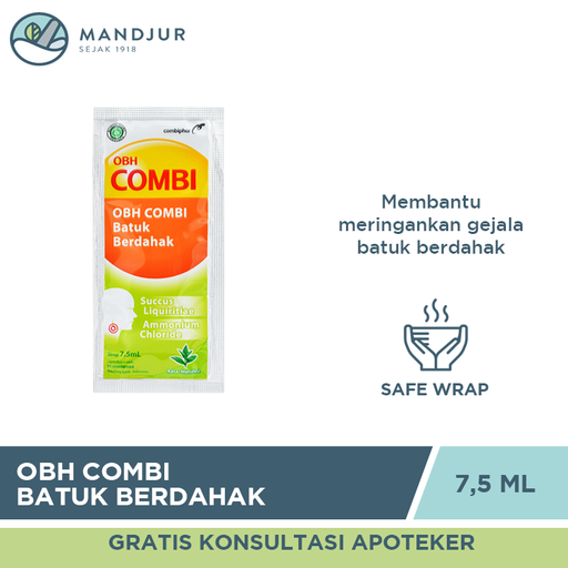 OBH Combi Batuk Berdahak Sachet 7.5 mL - Apotek Mandjur