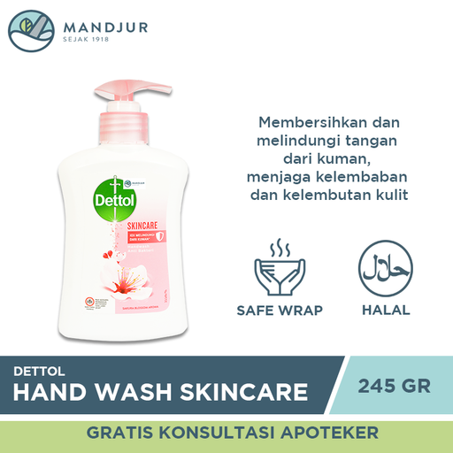 Dettol Handwash Skincare - 245 ML - Apotek Mandjur