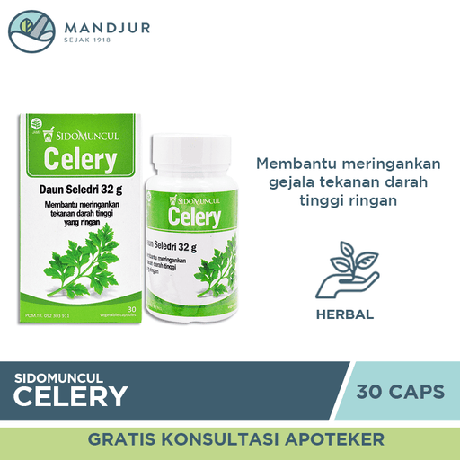 Sido Muncul Celery 30 Kapsul - Apotek Mandjur