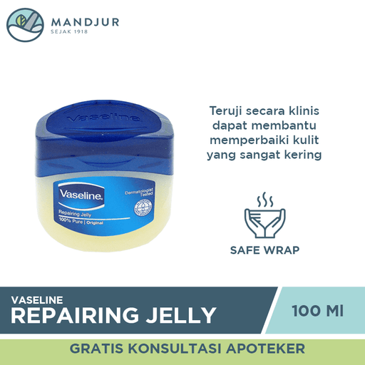 Vaseline Petroleum Jelly Original 100 ML - Apotek Mandjur
